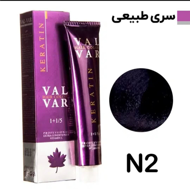 رنگ مو وال وار مشکی سری طبیعی شماره N2